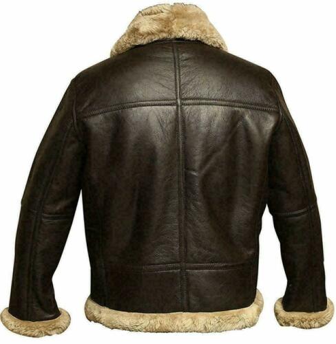 Mens Willie RAF Aviator Real Leather Lambskin Jacket – Naleem Leather